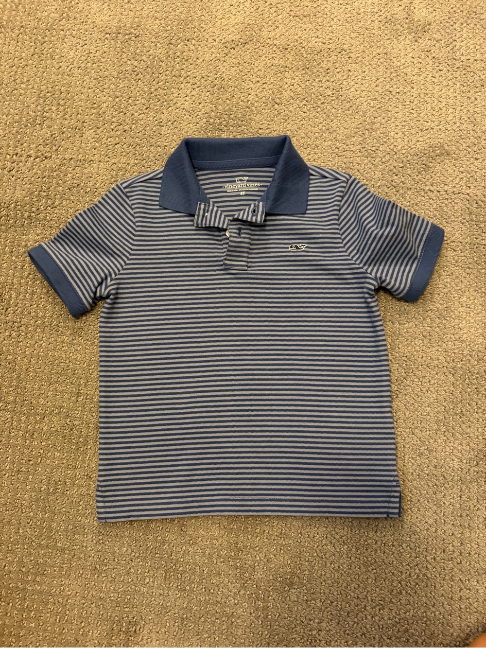 Vineyard vines Boys Striped Polo Shirt - Blue